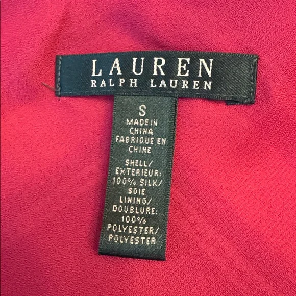 Lauren, Ralph Lauren silk striped wrap, sarong style, skirt. Size Small. Lined. - Picture 5 of 12